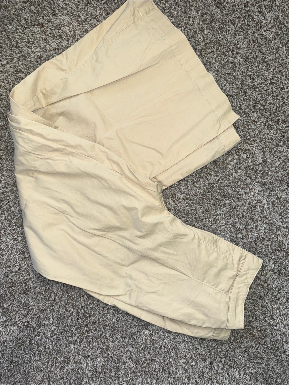 Forever 21 Light Beige Wide-Leg Capris